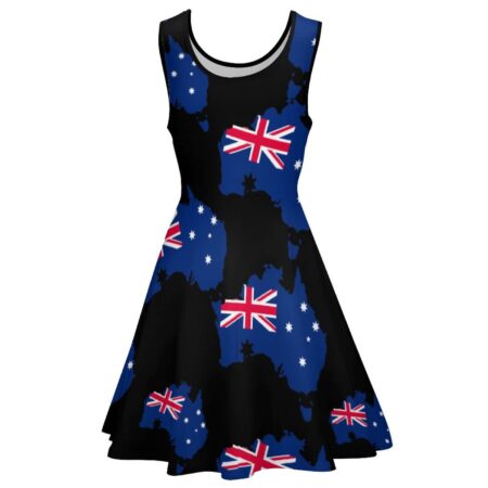Australia Flag Women's Casual Dress