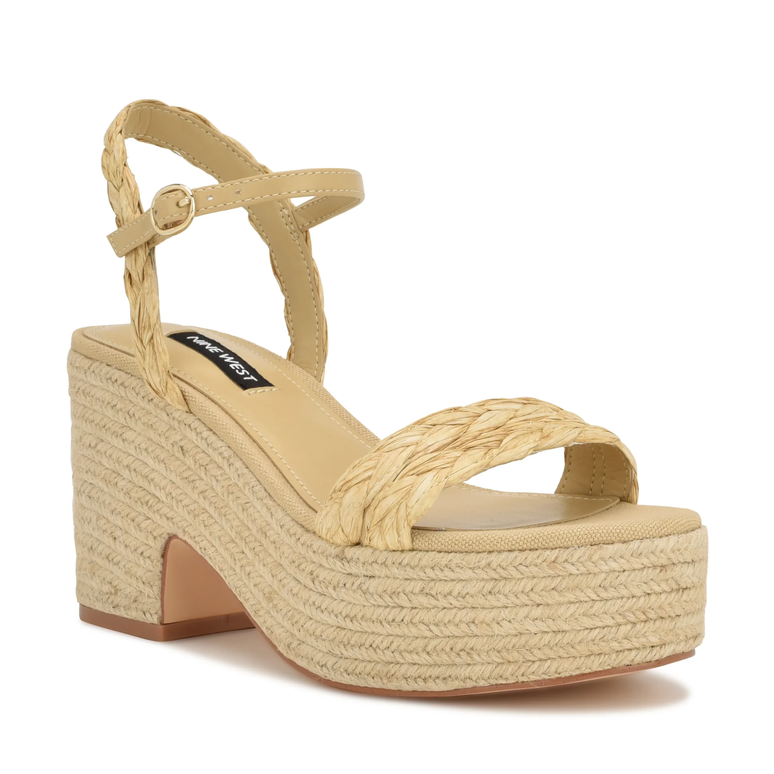 Heeled Espadrille Sandal